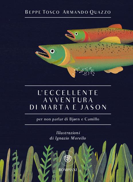Libro di storia di amore, pesca ed ecologia