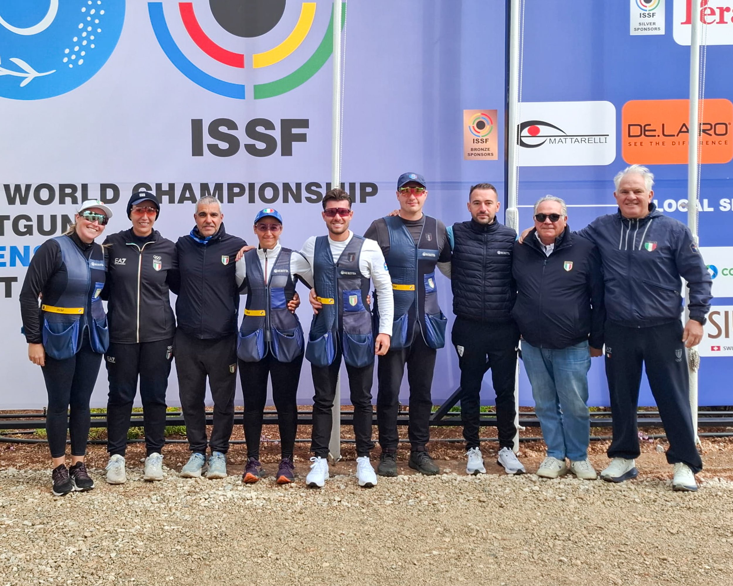 Campionato del Mondo ISSF Grecia - La Squadra di Skeet