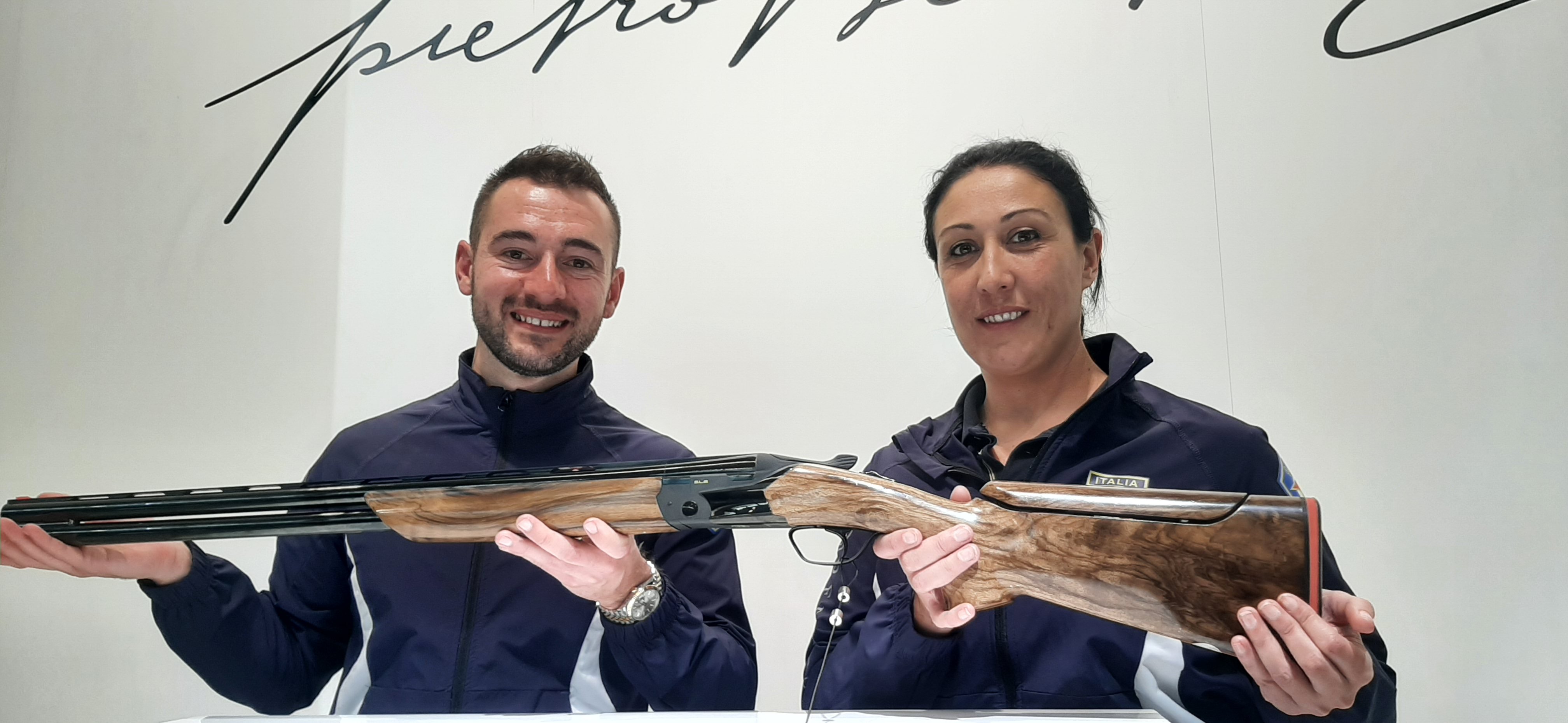 Gabriele Rossetti e Diana Bacosi EOS show fiera 2023